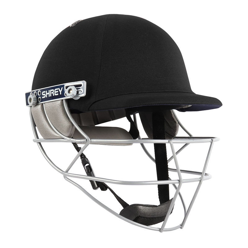 Shrey Match 2.0 Steel-Black Cricket Helmet (L)