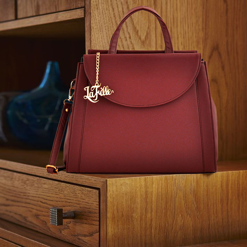 Wine coloured handbag new arrivals