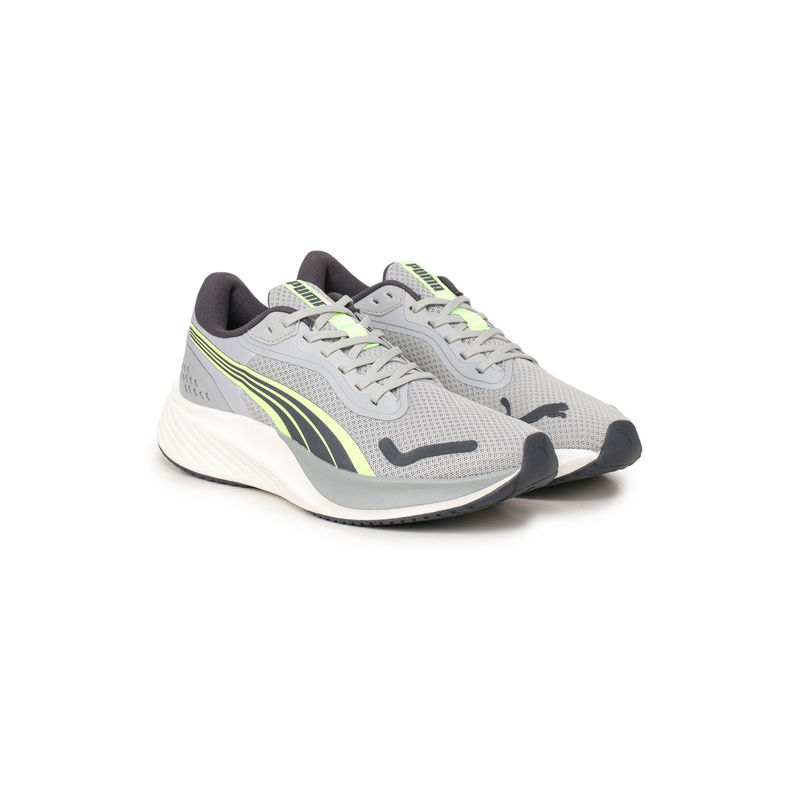 Puma Pounce Lite Res Gray Echo-Dusky Gray-Fiz Running Shoes (UK 9)