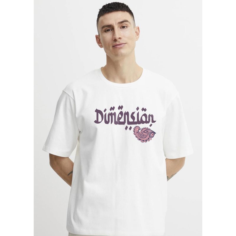 PRONK Virtual Reality Men Oversized Printed T-Shirt (L)