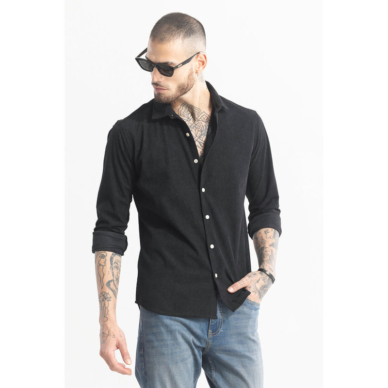 Snitch PatchPro Black Corduroy Shirt (2XL)