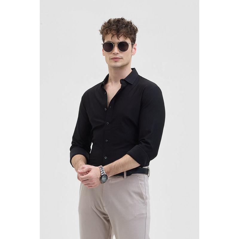 Snitch Black Stitchless Stretch Shirt (2XL)