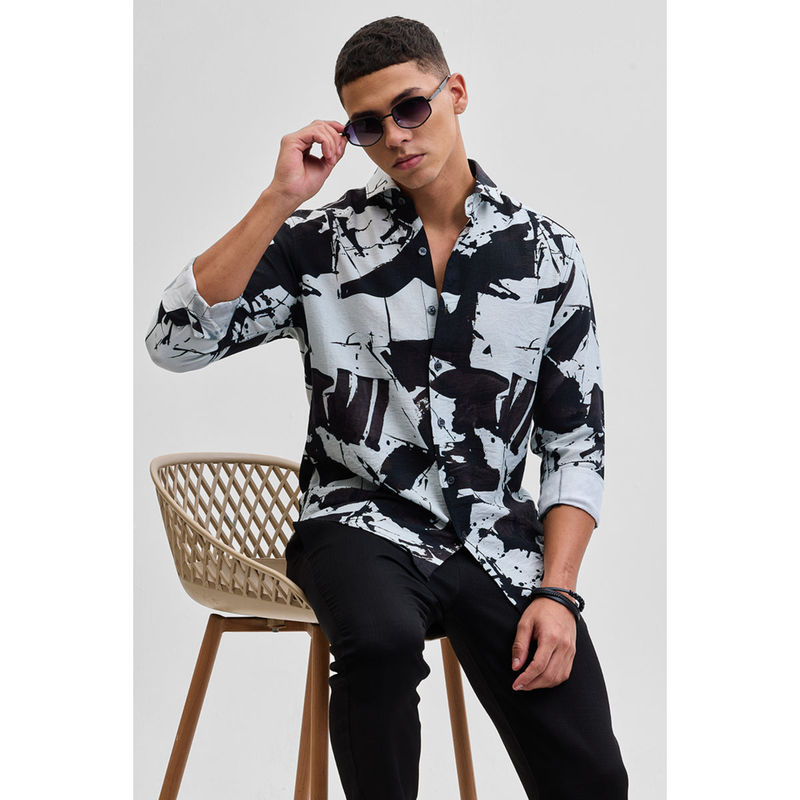 Snitch Black Abstract Shirt (S)