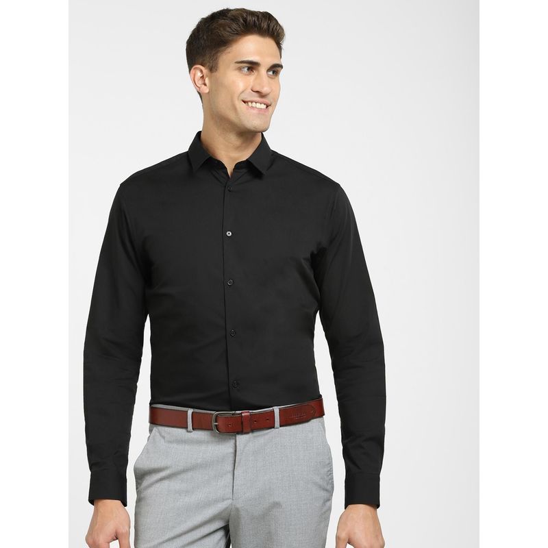 Selected Black Formal Full Sleeves Shirt (2XL)