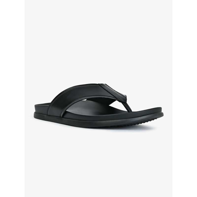 Aldo Black Leather Sandals (UK 8)