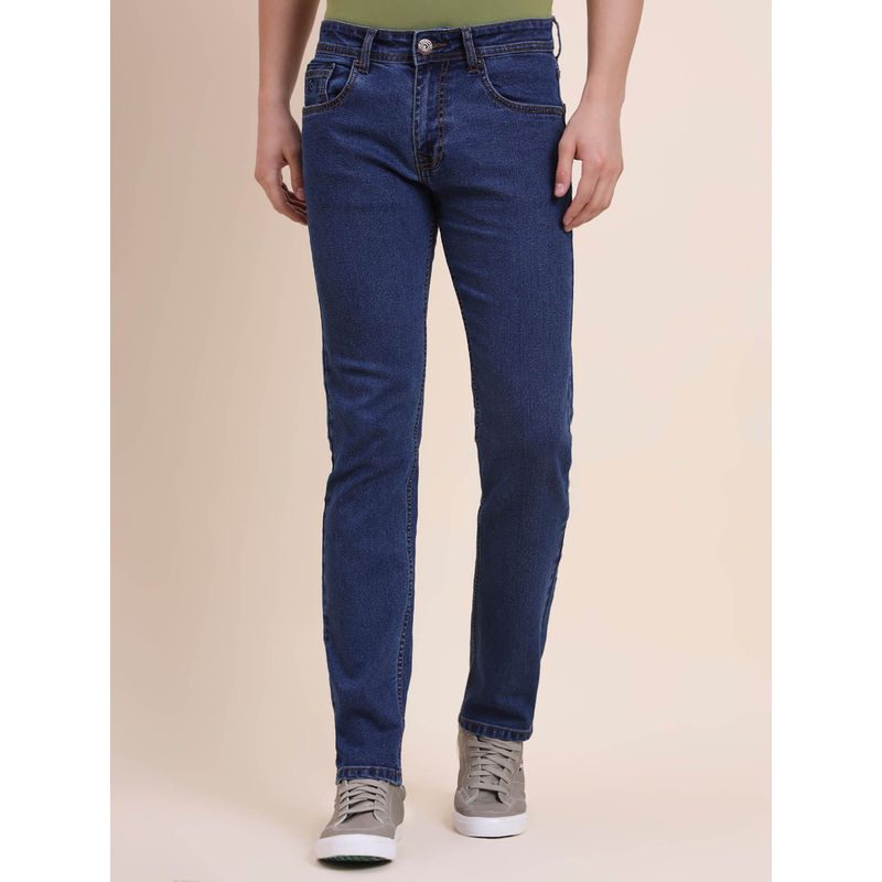Greenfibre Mid Indigo Blue Washed Jeans (28)