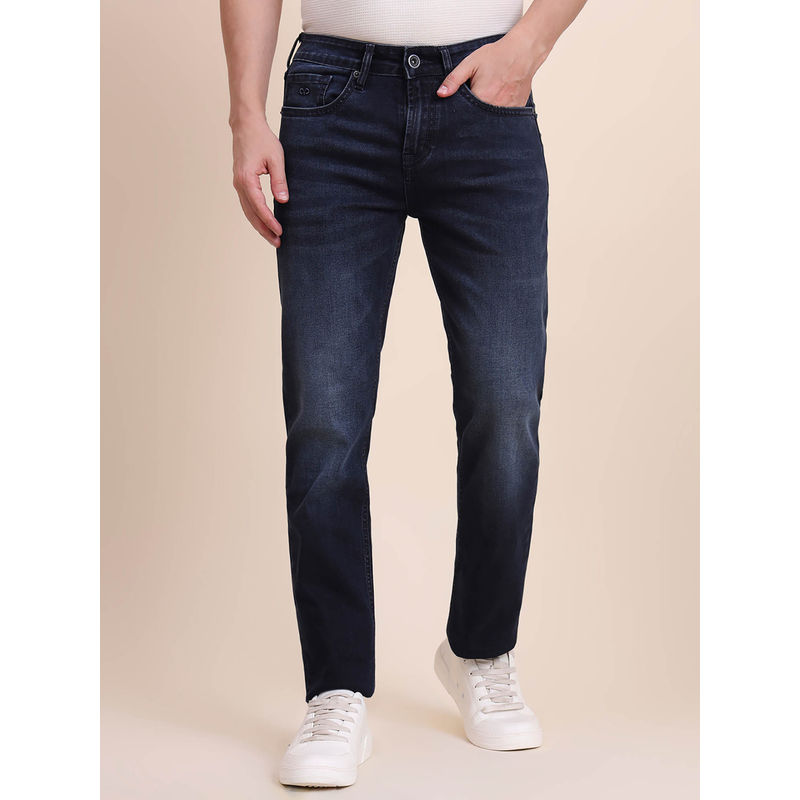 JadeBlue Dark Indigo Blue Silk Blend Jeans (30)