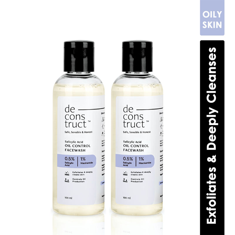 Buy Deconstruct Salicylic Acid Oil Control Face Wash 0.5 Salicylic