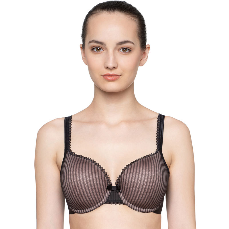 Triumph Beauty-Full Idol Wired Padded Full Coverage Comfort Big-Cup Bra - Black (38D)