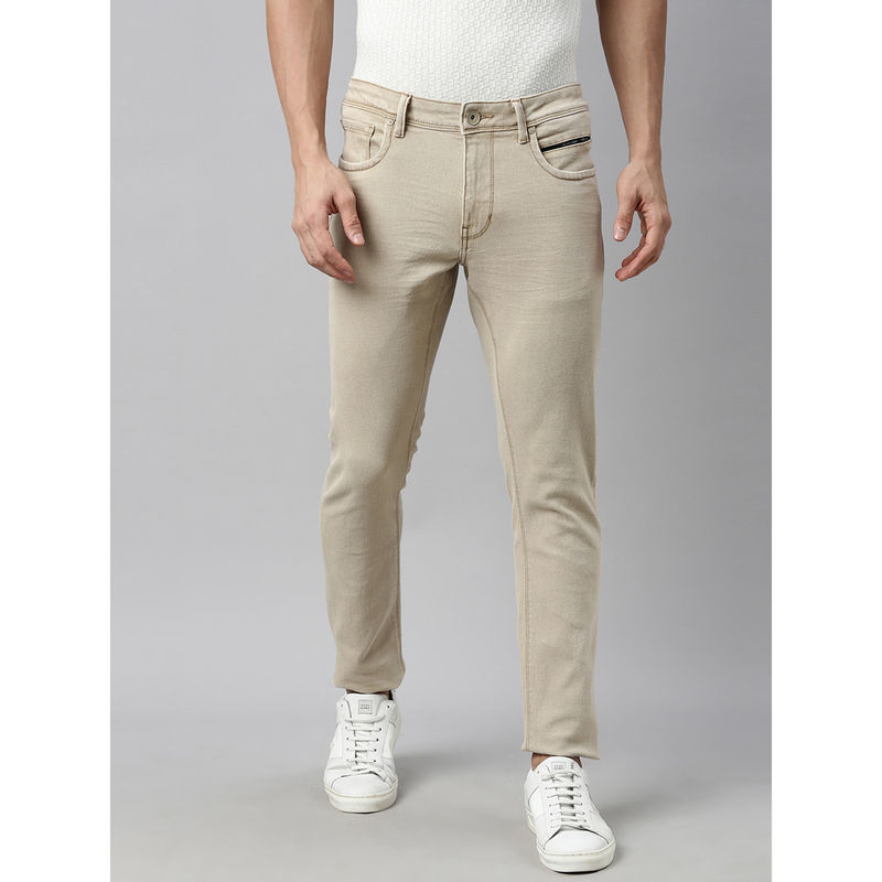 Rare Rabbit Macau Brown Denim Pant (28)