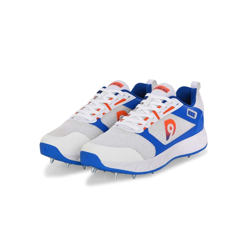 DNINE Men Blue DNINE Hunter Batting Spikes Cricket Shoes (UK 6)