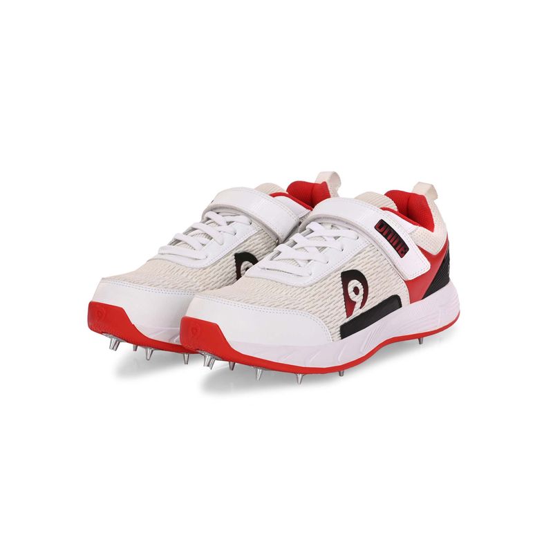 DNINE Men Red DNINE Warrior Bowling Spikes Cricket Shoes (UK 10)