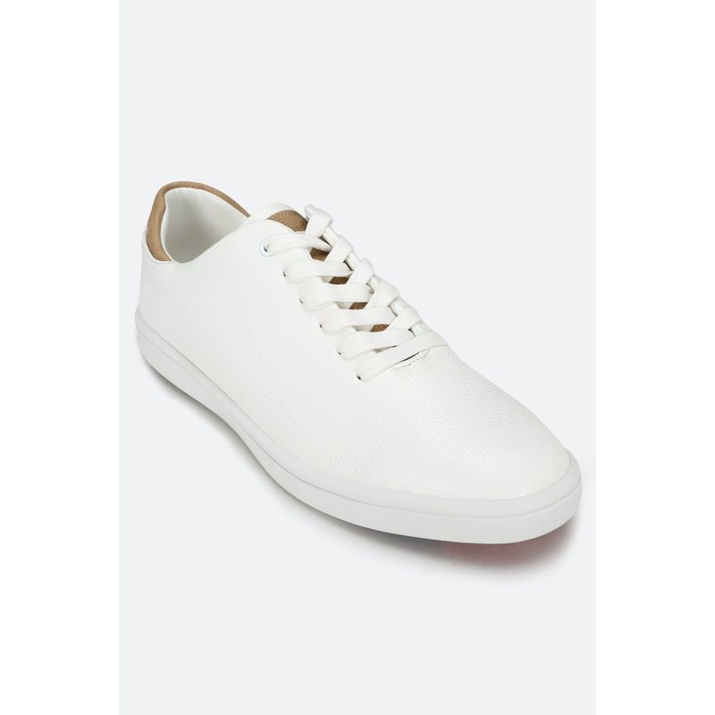 Louis Philippe White Lace Up Shoes (UK 10)