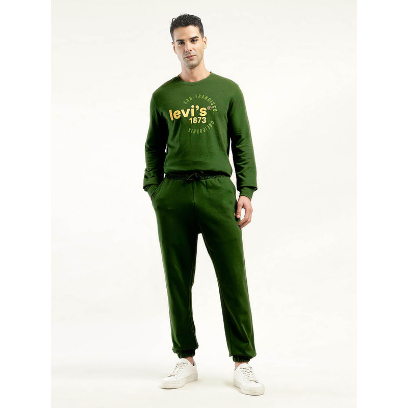 Levi's Men's Green Regular Fit Joggers (30)