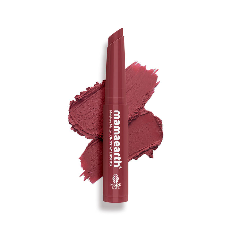 Mamaearth Moisture Matte Longstay Mini Lipstick with Avocado Oil & Vitamin E - 03 Candyfloss Pink