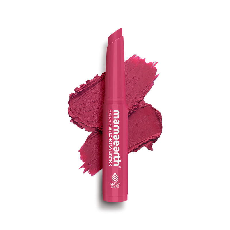 Mamaearth Moisture Matte Longstay Mini Lipstick with Avocado Oil & Vitamin E - 04 Cinnamon Nude