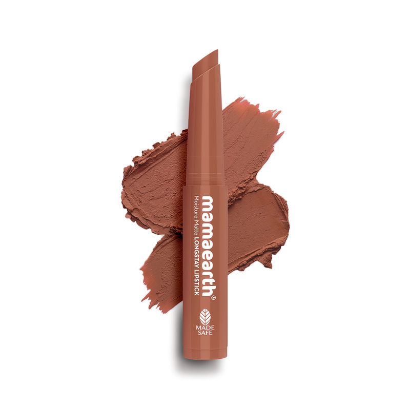 Mamaearth Moisture Matte Longstay Mini Lipstick with Avocado Oil & Vitamin E - 08 Pink Tulip