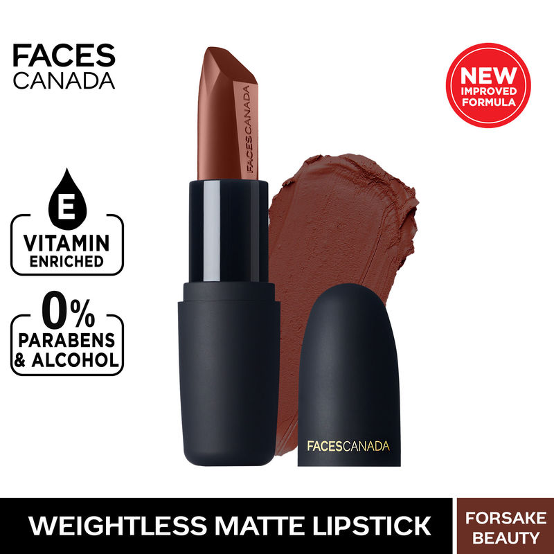 Faces Canada Weightless Matte Finish Lipstick - Forsake Beauty 01