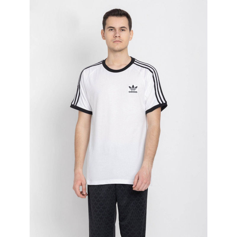 Adidas Originals Men 3-Stripes Tee Casual T-Shirt (L)