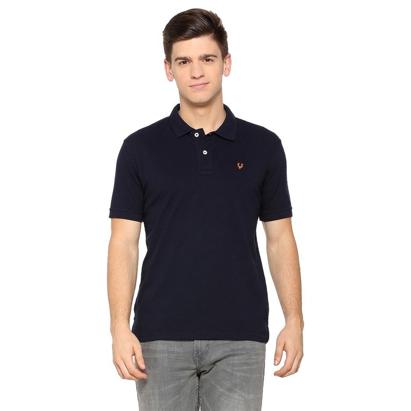 Allen Solly Blue Polo T-Shirt (S)