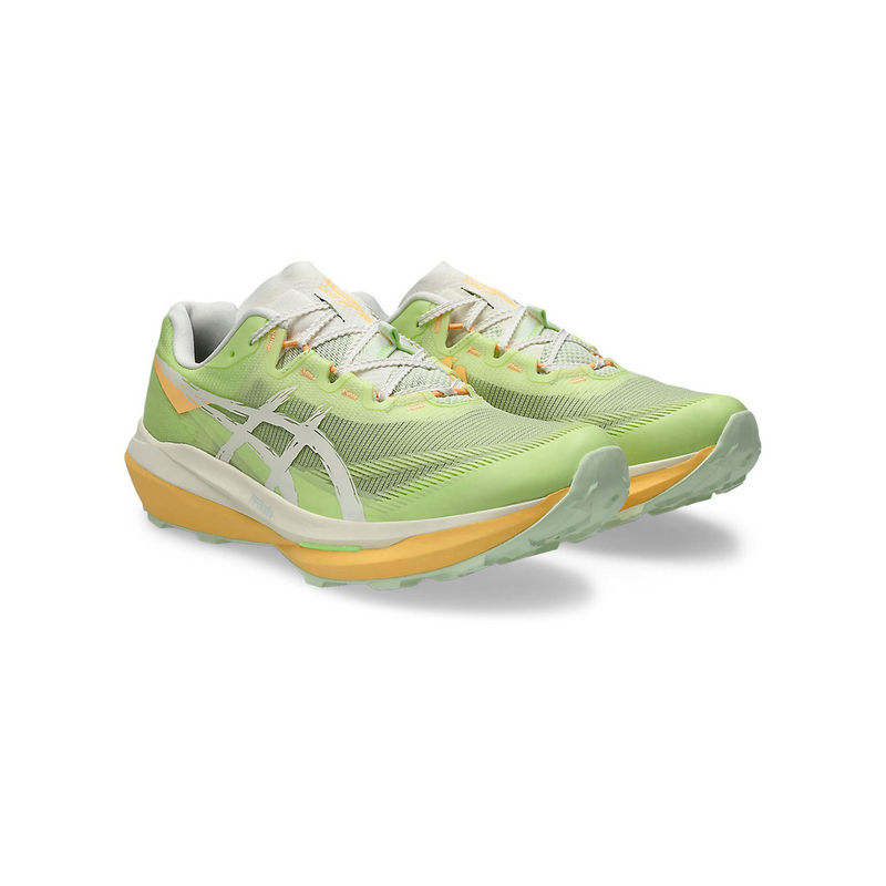 ASICS FUJISPEED 4 Unisex Lime Green Running Shoes (UK 6)