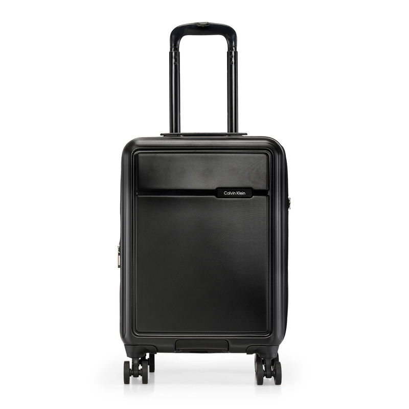 Calvin Klein Rider Black 28 Inch Hard Large Luggage Bag (L)