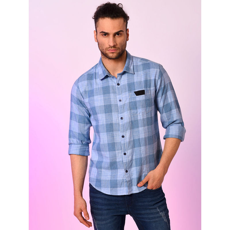 Campus Sutra Men Checkered Stylish Casual Shirts (S)