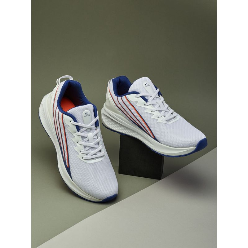 Campus MARVRICK Mens Sports Running Shoes - White (UK 9)