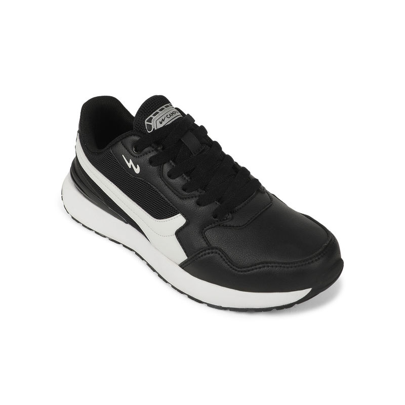 Campus Men Stom Black & White Casual Sneakers (UK 10)