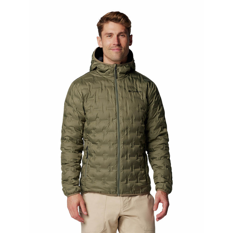 Columbia Mens Olive Omni-Heat Reflective Delta Ridge II Down Jacket (M)