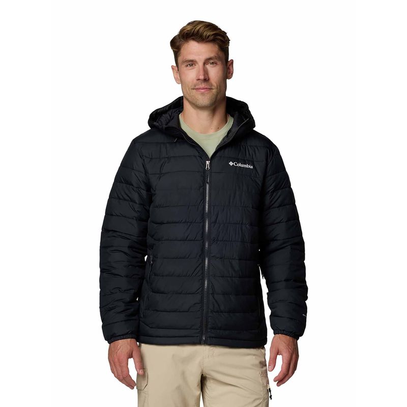 Columbia Mens Black Omni-Heat Reflective Powder Lite II Jacket (M)