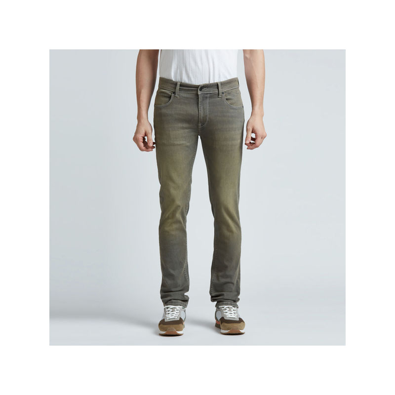 Pepe Jeans Vapour Grey Mid Rise Powerflex Jeans (38)