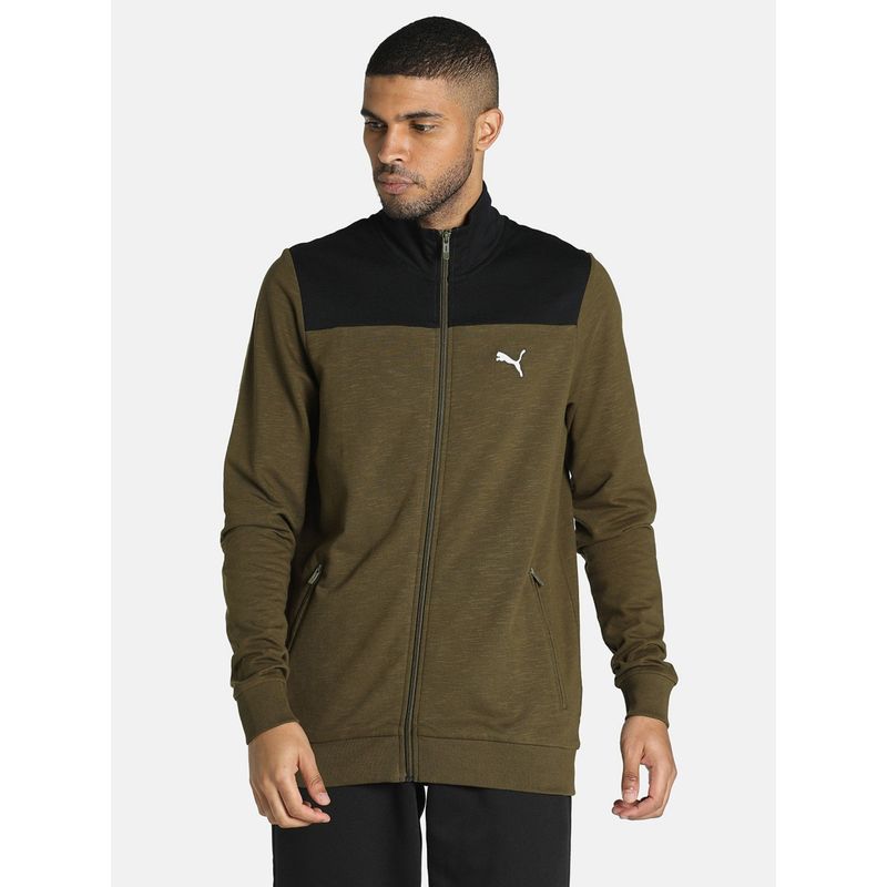 Puma Slub Mens Green Jackets (S)