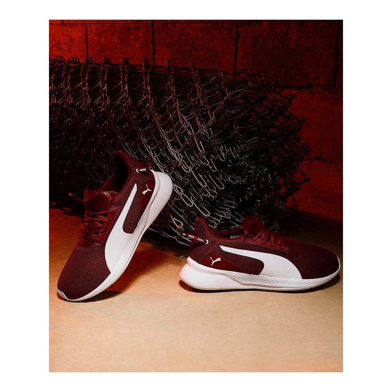 Puma Smooth Walk Mens Red Running Shoes (UK 7)