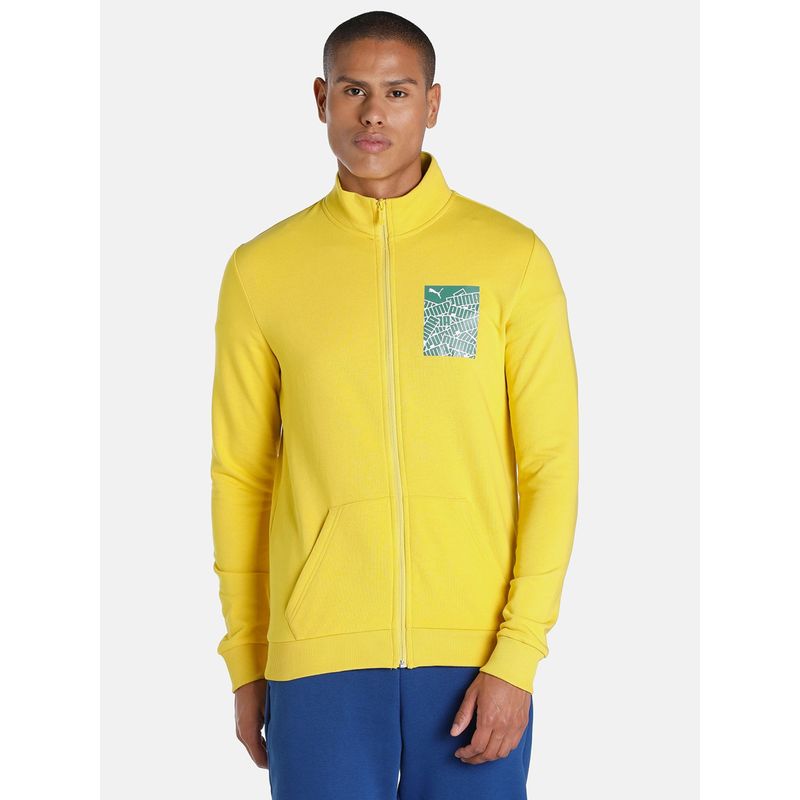 Puma Graphic 1 Mens Yellow Jacket (M)