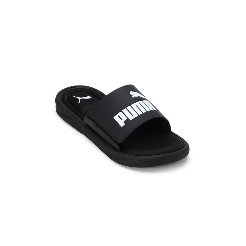Puma Royalcat Memory Foam Unisex Black Slides (UK 8)