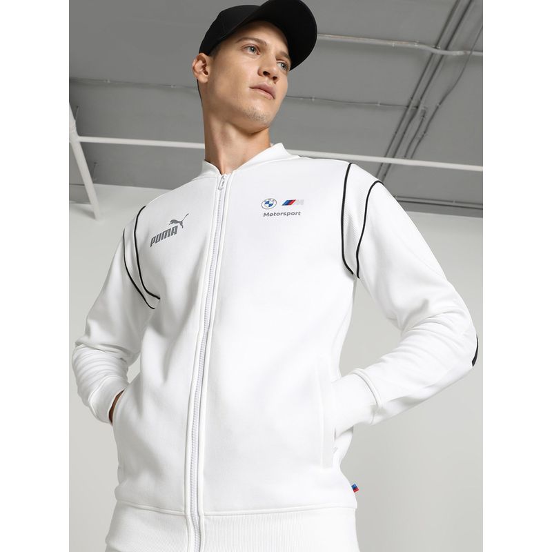 Puma BMW MMS MT7 Men White Sweatshirt (S)