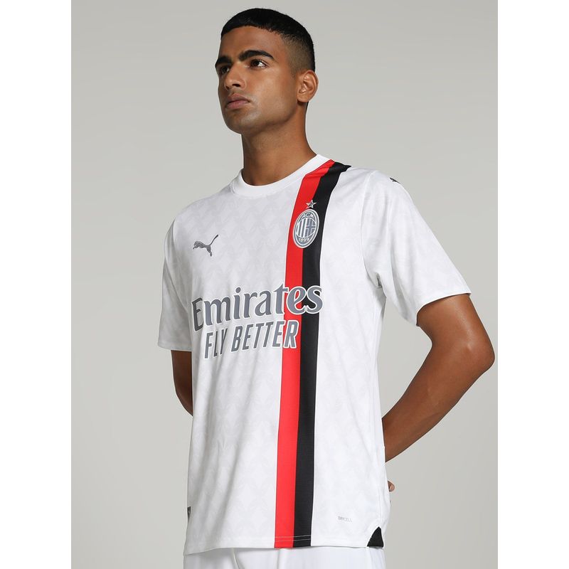 Puma ACM Away Jersey Replica Men White T-Shirt (XS)