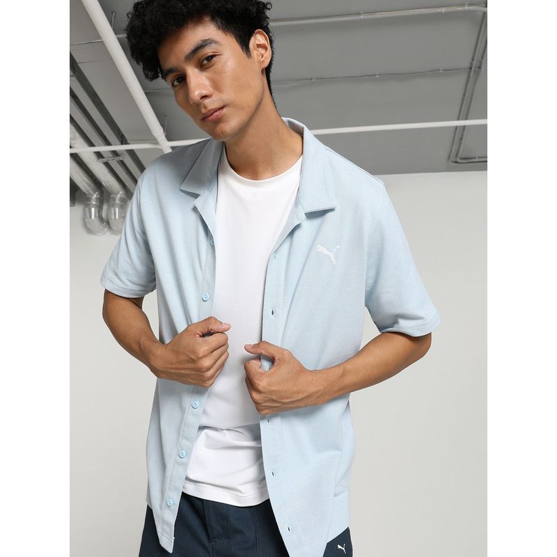 Puma Holiday Men Blue Shirt (S)