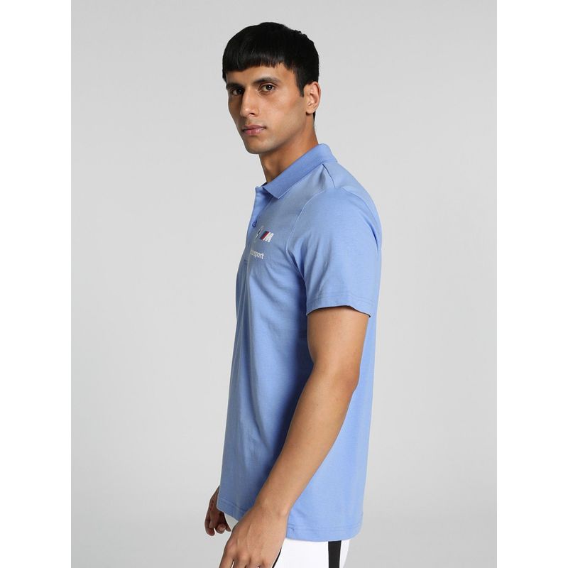 Puma BMW MMS Essentials Mens Blue Polo T-Shirt (M)