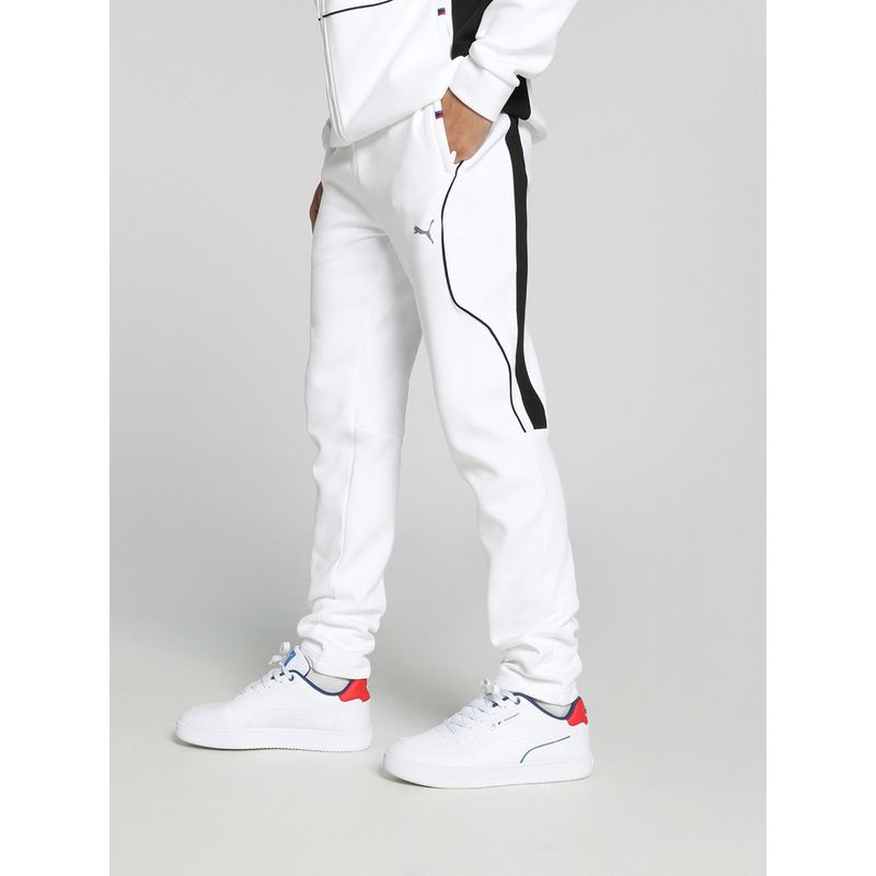 Puma BMW MMS Sweat Slim/OC Mens White Trackpant (S)