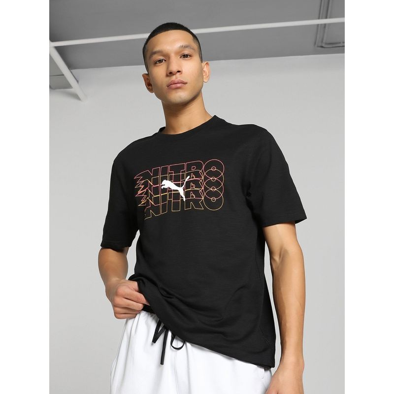 Puma MEN’S GRAPHIC NITRO Men Black T-Shirt (S)