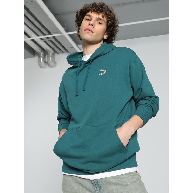 Puma Better Classics Unisex Teal Hoodie (M)