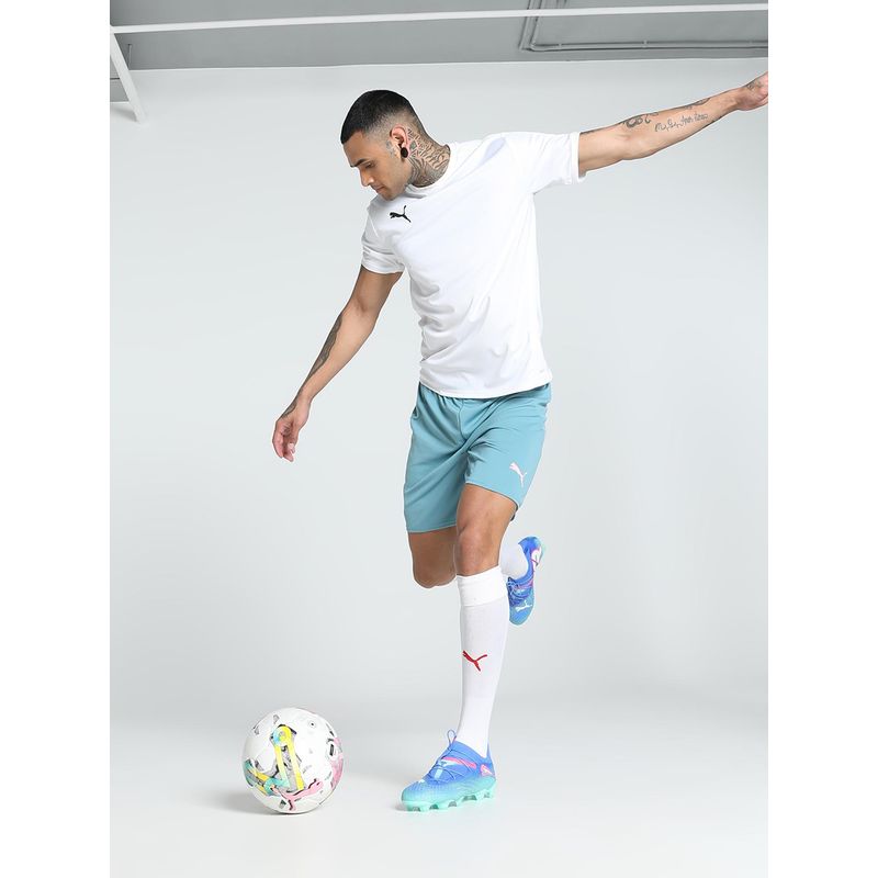 Puma Mcfc Replica Men's Blue Knitted Shorts (XS)