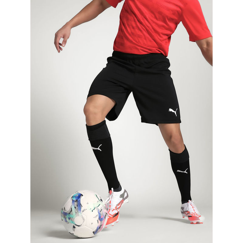 Puma Team Rise Men Football Black Shorts (S)