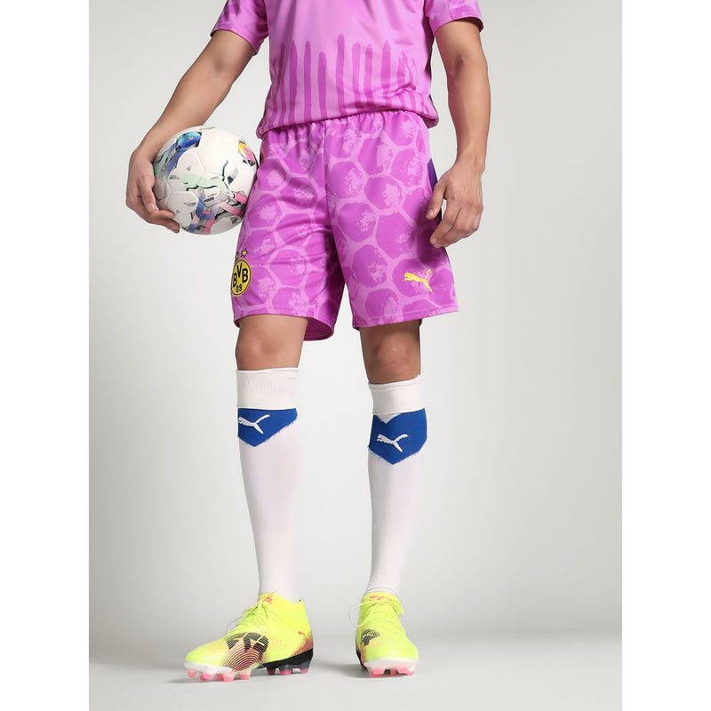 Puma Kid Super Bvb Men Replica Pink Shorts (S)