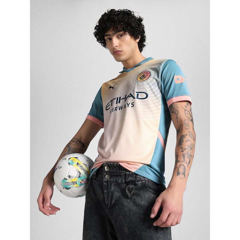 Puma Multi-Color Manchester City 24/25 Men's Fourth Football T-shirt (M)