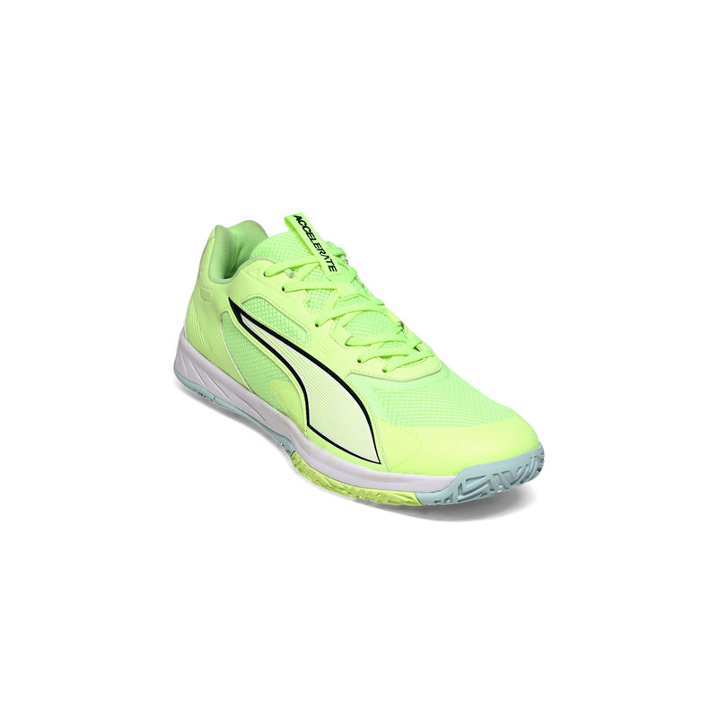 Puma Unisex Green Accelerate Pro 4 Multi-Traction Badminton Shoes (UK 7)