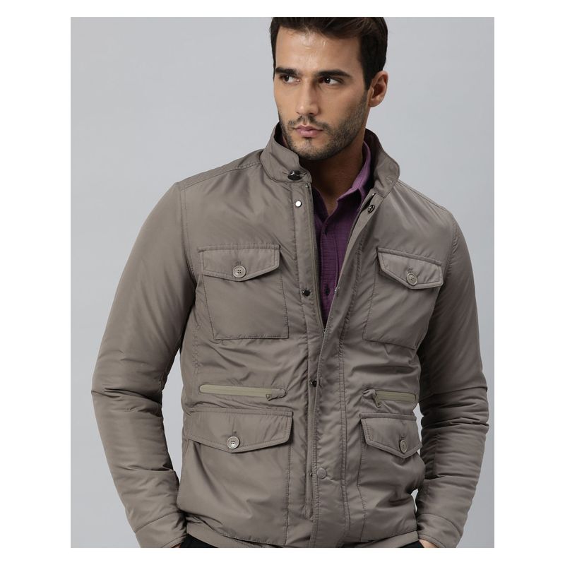 Rare Rabbit Solid Beige Jackets (S)