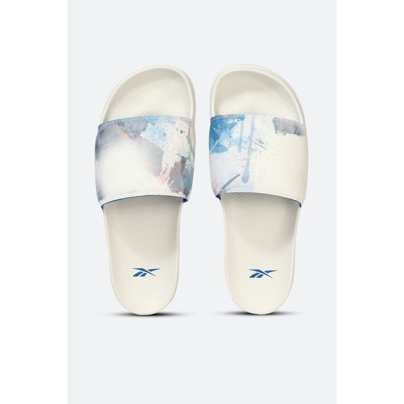 Reebok Unisex White Classic Sliders (UK 6)